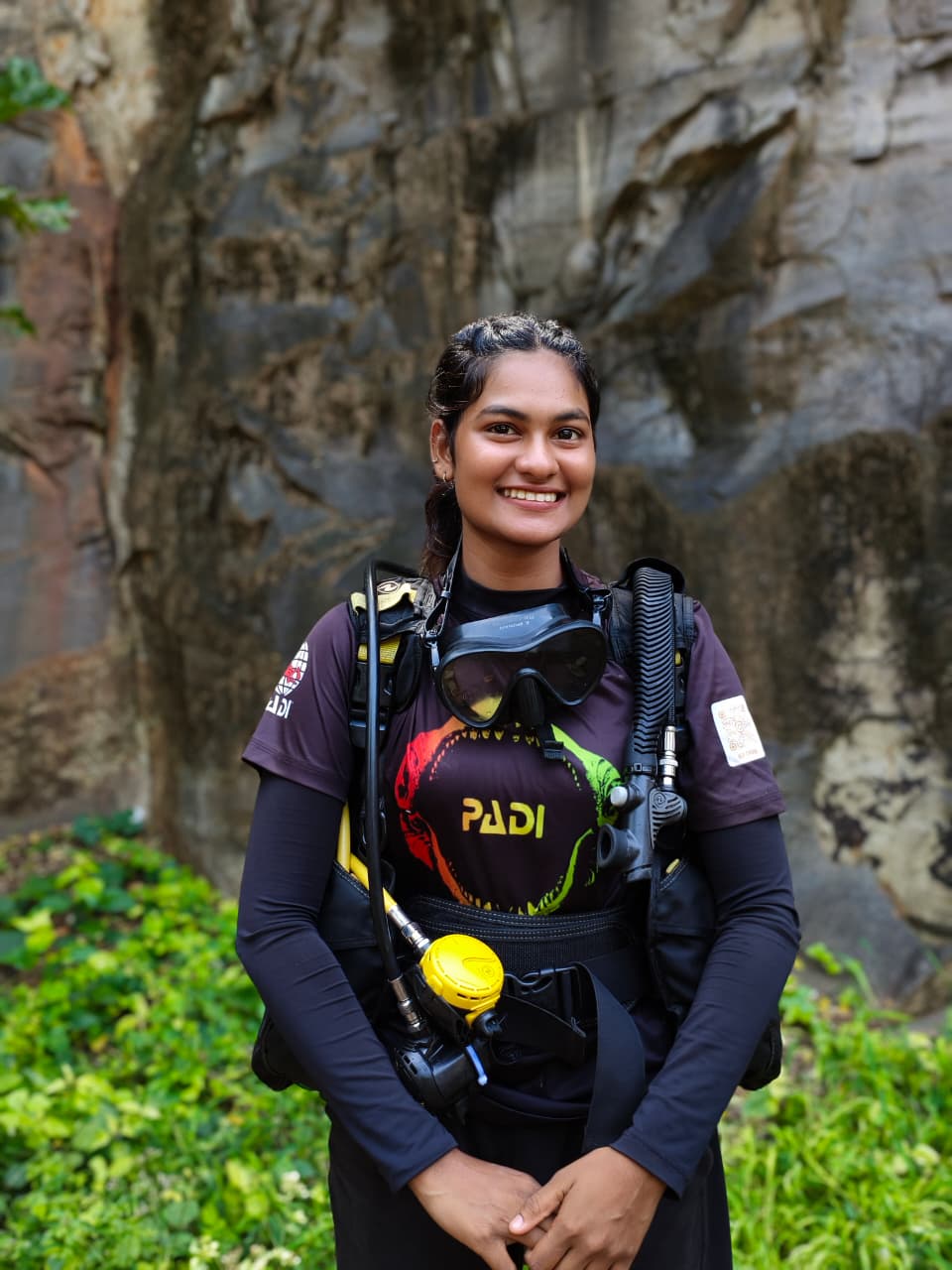 Amruthavarshini, PADI Divemaster & Mermaid